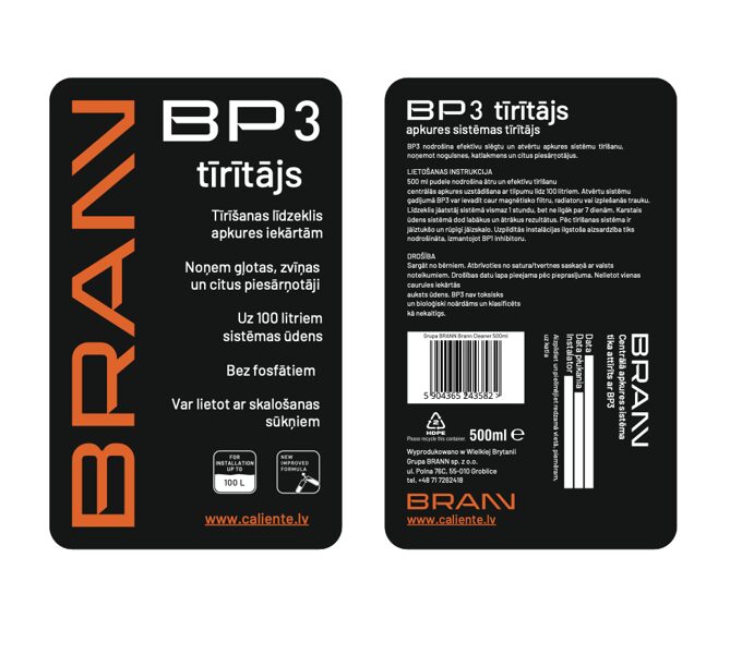 BRANN BP3 CLEANER